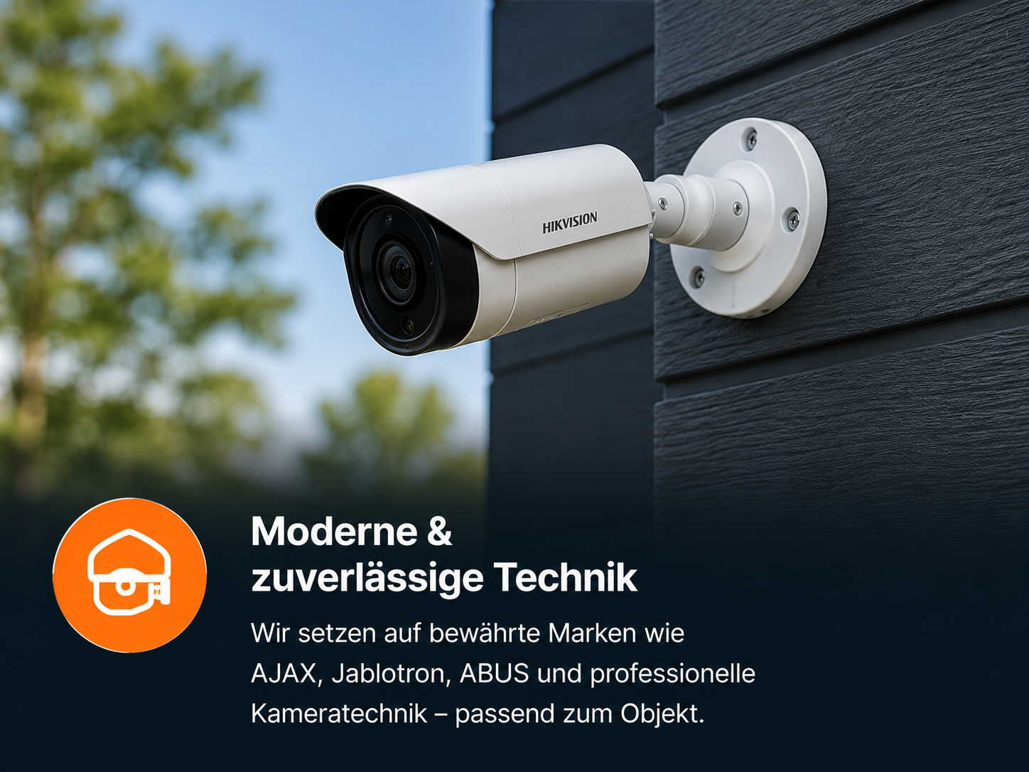Moderne Videoüberwachung und professionelle Kameratechnik für Gebäude
