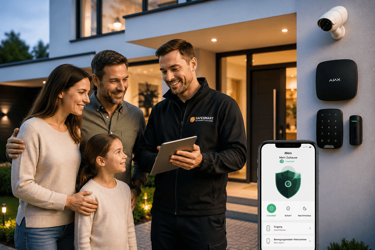 Wartung und persönlicher Service für Alarmanlagen