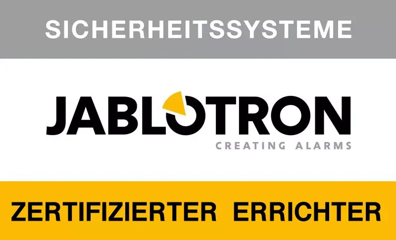 JABLOTRON Zertifizierter Errichter Nachweis